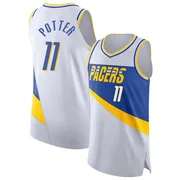 Authentic White Micah Potter Youth Indiana Pacers Nike 2025/26 City Edition Jersey