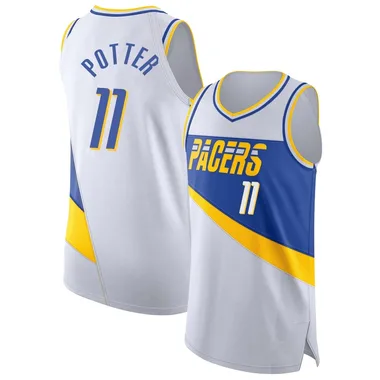 Authentic White Micah Potter Youth Indiana Pacers Nike 2025/26 City Edition Jersey