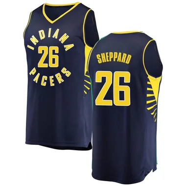 Fast Break Navy Ben Sheppard Youth Indiana Pacers Fanatics Branded Jersey - Icon Edition