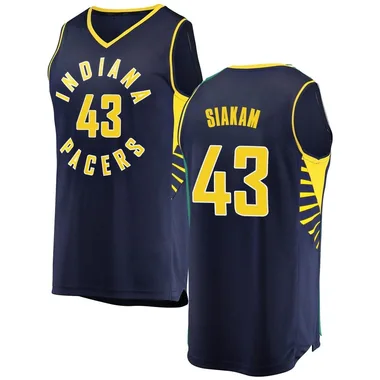 Fast Break Navy Pascal Siakam Youth Indiana Pacers Fanatics Branded Jersey - Icon Edition