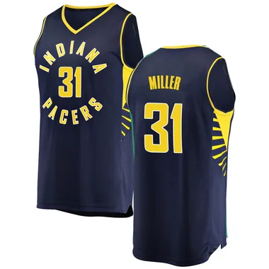Fast Break Navy Reggie Miller Youth Indiana Pacers Fanatics Branded Jersey - Icon Edition