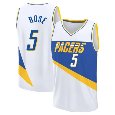 Fast Break White Jalen Rose Men's Indiana Pacers 2025/26 City Edition Jersey