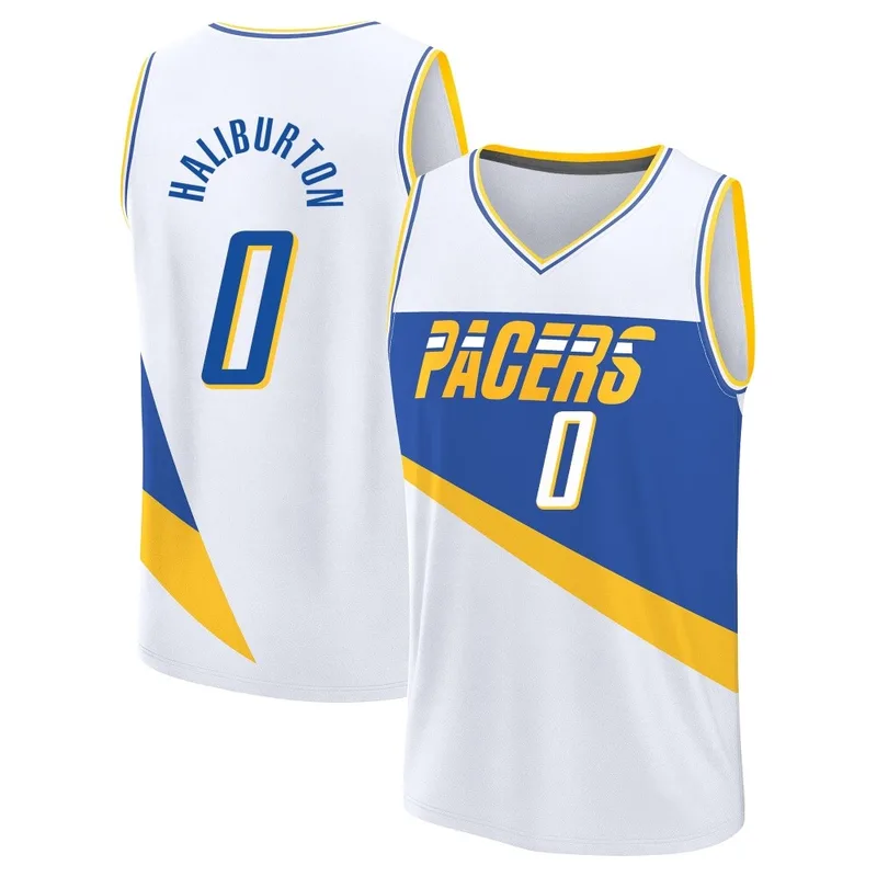 Fast Break White Tyrese Haliburton Men's Indiana Pacers 2025/26 City Edition Jersey