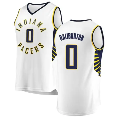 Fast Break White Tyrese Haliburton Men's Indiana Pacers Fanatics Branded Jersey - Association Edition