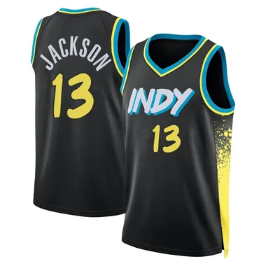 Swingman Black Mark Jackson Youth Indiana Pacers Nike 2023/24 City Edition Jersey