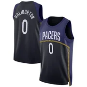 Swingman Blue Tyrese Haliburton Men's Indiana Pacers Nike 2022/23 City Edition Jersey