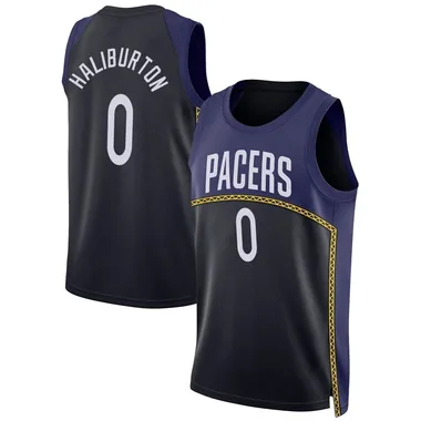 Swingman Blue Tyrese Haliburton Youth Indiana Pacers Nike 2022/23 City Edition Jersey