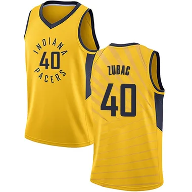 Swingman Gold Ivica Zubac Men's Indiana Pacers Nike Jersey - Statement Edition