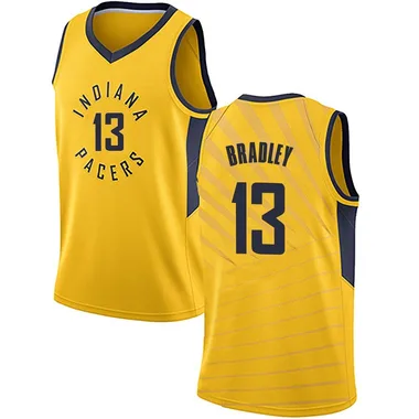 Swingman Gold Tony Bradley Youth Indiana Pacers Nike Jersey - Statement Edition