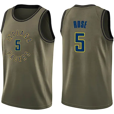 Swingman Green Jalen Rose Youth Indiana Pacers Nike Salute to Service Jersey