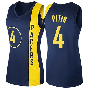 Swingman Navy Blue Taelon Peter Women's Indiana Pacers Nike Jersey - City Edition