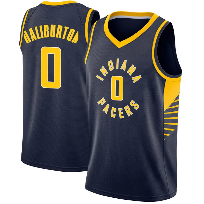 Swingman Navy Tyrese Haliburton Youth Indiana Pacers Nike Jersey - Icon Edition