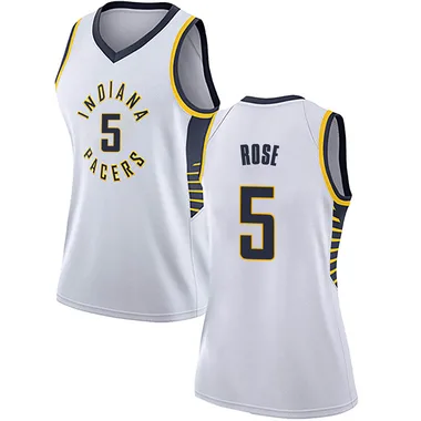 Swingman White Jalen Rose Women's Indiana Pacers Nike Jersey - Association Edition
