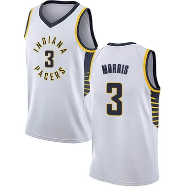 Swingman White Monte Morris Youth Indiana Pacers Nike Jersey - Association Edition
