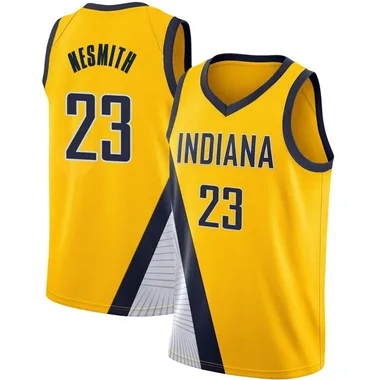 Swingman Yellow Aaron Nesmith Youth Indiana Pacers Nike 2019/20 Jersey - Statement Edition